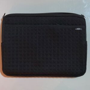 Black Quilted Laptop Sleeve